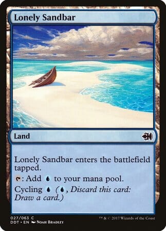 Lonely Sandbar [Duel Decks: Merfolk vs. Goblins] MTG Single Magic: The Gathering  | Multizone: Comics And Games