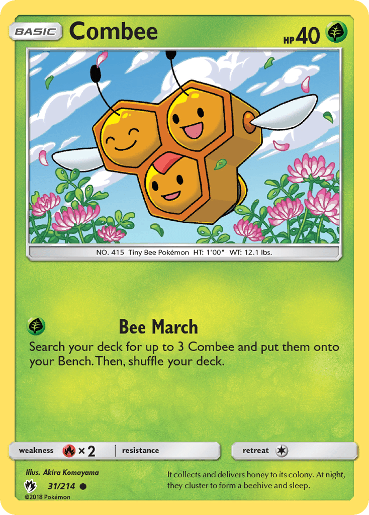 Combee (31/214) [Sun & Moon: Lost Thunder] Pokemon Single Pokémon  | Multizone: Comics And Games