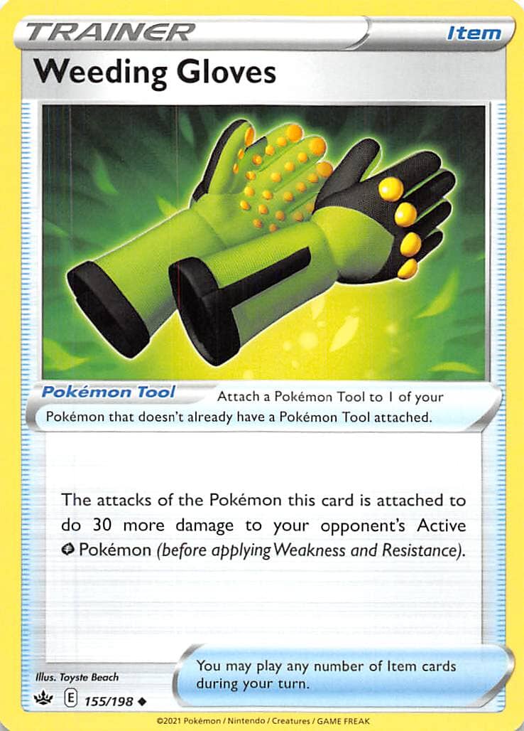 Weeding Gloves (155/198) [Sword & Shield: Chilling Reign] Pokemon Single Pokémon  | Multizone: Comics And Games