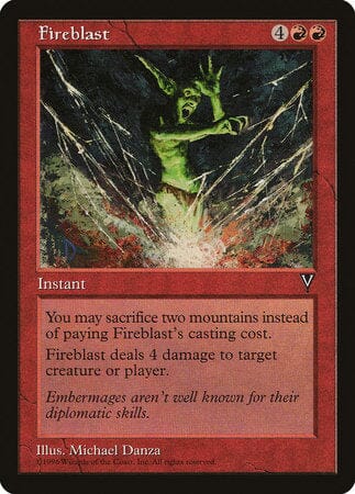 Fireblast [Visions] MTG Single Magic: The Gathering  | Multizone: Comics And Games