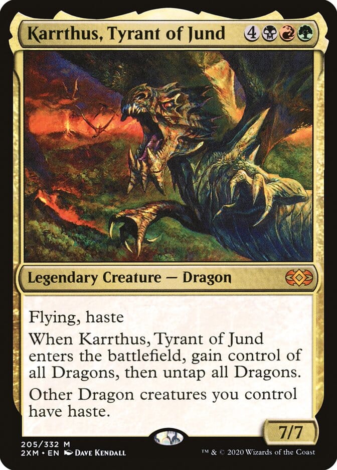 Karrthus, Tyrant of Jund [Double Masters] MTG Single Magic: The Gathering  | Multizone: Comics And Games