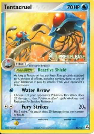 Tentacruel (45/92) (Prerelease Promo) [Nintendo: Black Star Promos] Pokemon Single Pokémon  | Multizone: Comics And Games