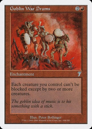 Goblin War Drums [Seventh Edition] MTG Single Magic: The Gathering  | Multizone: Comics And Games