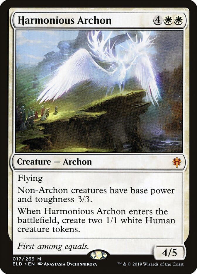 Harmonious Archon [Throne of Eldraine] MTG Single Magic: The Gathering  | Multizone: Comics And Games