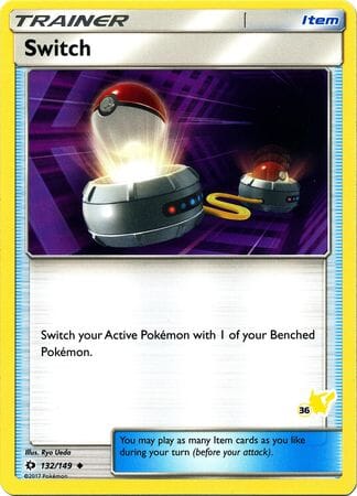 Switch (132/149) (Pikachu Stamp #36) [Battle Academy 2020] Pokemon Single Pokémon  | Multizone: Comics And Games