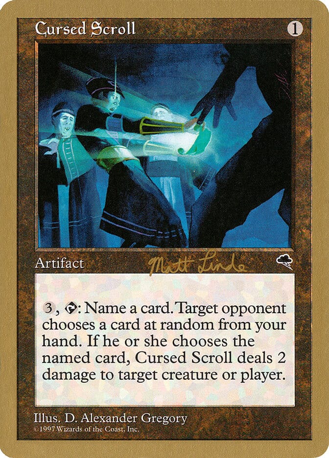 Cursed Scroll (Matt Linde) [World Championship Decks 1999] MTG Single Magic: The Gathering  | Multizone: Comics And Games