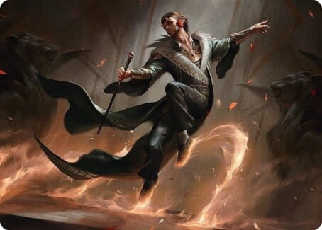 Fleetfoot Dancer Art Card [Streets of New Capenna Art Series] MTG Single Magic: The Gathering  | Multizone: Comics And Games
