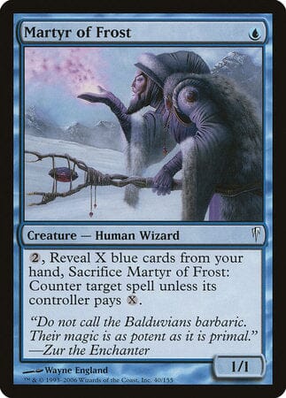 Martyr of Frost [Coldsnap] MTG Single Magic: The Gathering  | Multizone: Comics And Games