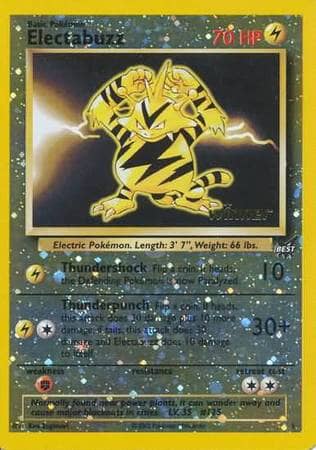 Electabuzz (1) (Winner) [Best of Promos] Pokemon Single Pokémon  | Multizone: Comics And Games