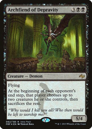 Archfiend of Depravity [Fate Reforged Promos] MTG Single Magic: The Gathering  | Multizone: Comics And Games