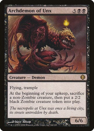 Archdemon of Unx [Shards of Alara] MTG Single Magic: The Gathering  | Multizone: Comics And Games