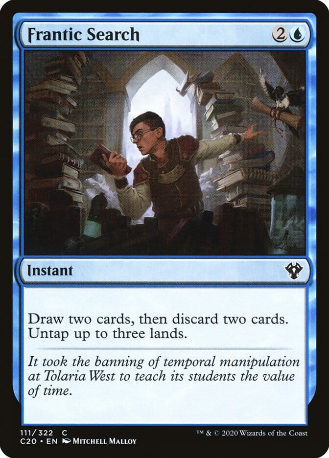 Frantic Search [Commander 2020] MTG Single Magic: The Gathering  | Multizone: Comics And Games