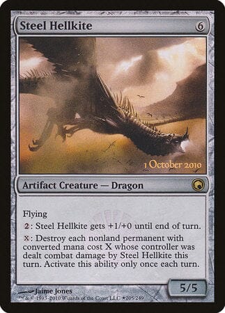 Steel Hellkite [Scars of Mirrodin Promos] MTG Single Magic: The Gathering  | Multizone: Comics And Games