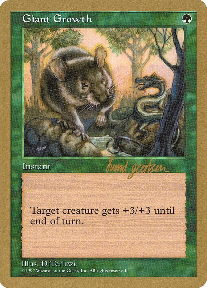 Giant Growth (Svend Geertsen) [World Championship Decks 1997] MTG Single Magic: The Gathering  | Multizone: Comics And Games