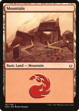 Mountain (197) [Hour of Devastation] MTG Single Magic: The Gathering  | Multizone: Comics And Games