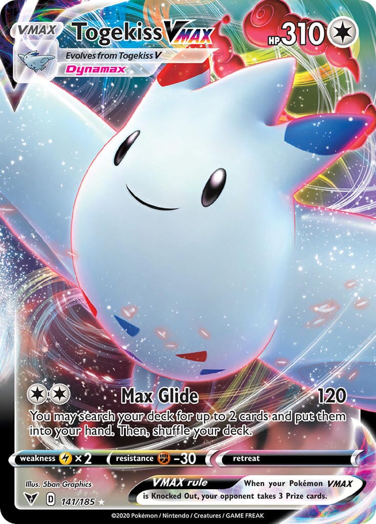 Togekiss VMAX (141/185) [Sword & Shield: Vivid Voltage] Pokemon Single Pokémon  | Multizone: Comics And Games