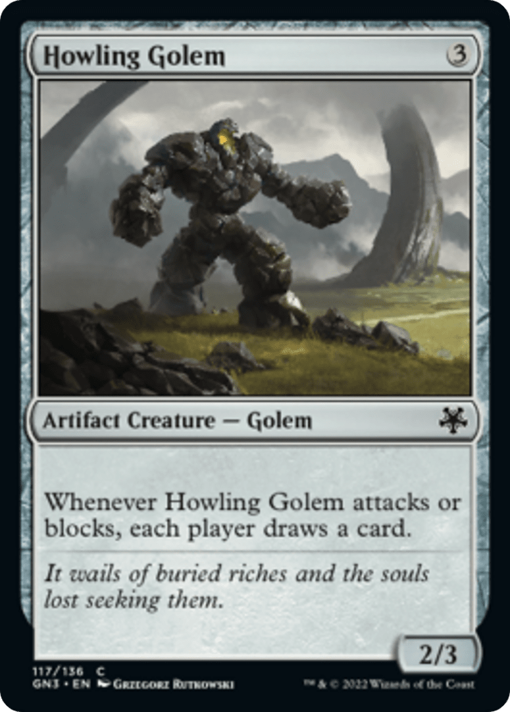 Howling Golem [Game Night: Free-for-All] MTG Single Magic: The Gathering  | Multizone: Comics And Games
