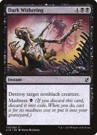 Dark Withering [Commander 2019] MTG Single Magic: The Gathering  | Multizone: Comics And Games