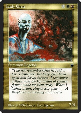 Lady Orca [Legends] MTG Single Magic: The Gathering  | Multizone: Comics And Games