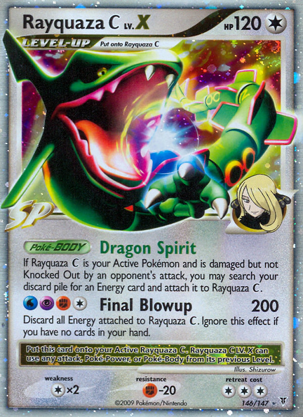 Rayquaza C LV.X (146/147) [Platinum: Supreme Victors] Pokemon Single Pokémon  | Multizone: Comics And Games