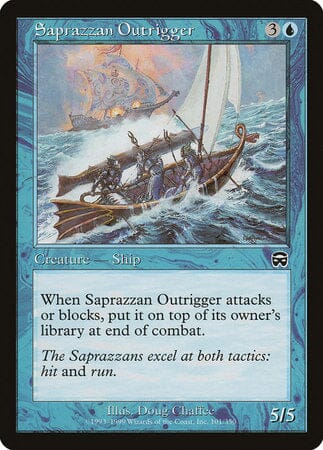 Saprazzan Outrigger [Mercadian Masques] MTG Single Magic: The Gathering  | Multizone: Comics And Games