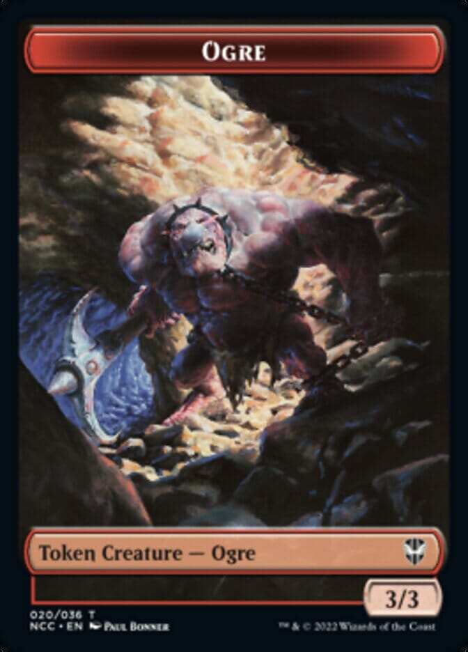 Ogre // Insect Double-sided Token [Streets of New Capenna Commander Tokens] MTG Single Magic: The Gathering  | Multizone: Comics And Games