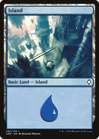 Island (292) [Commander Anthology Volume II] MTG Single Magic: The Gathering  | Multizone: Comics And Games
