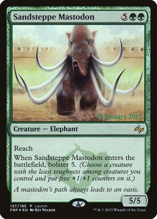 Sandsteppe Mastodon [Fate Reforged Promos] MTG Single Magic: The Gathering  | Multizone: Comics And Games