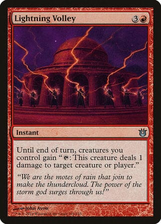 Lightning Volley [Born of the Gods] MTG Single Magic: The Gathering  | Multizone: Comics And Games
