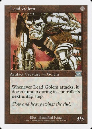 Lead Golem [Classic Sixth Edition] MTG Single Magic: The Gathering  | Multizone: Comics And Games