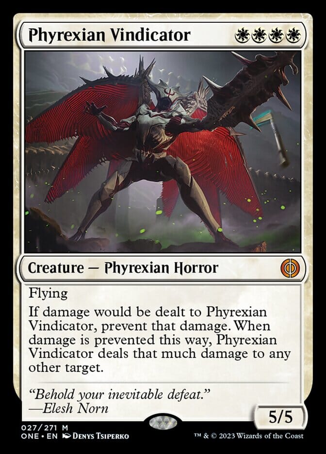 Phyrexian Vindicator [Phyrexia: All Will Be One] MTG Single Magic: The Gathering  | Multizone: Comics And Games