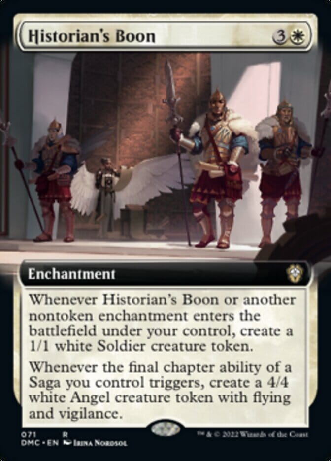 Historian's Boon (Extended Art) [Dominaria United Commander] MTG Single Magic: The Gathering  | Multizone: Comics And Games
