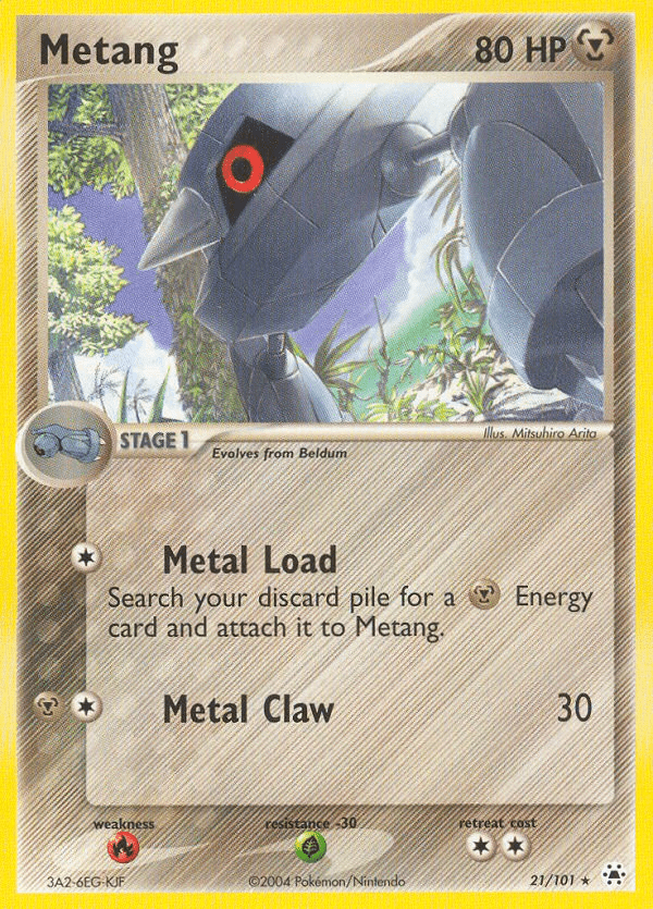 Metang (21/101) [EX: Hidden Legends] Pokemon Single Pokémon  | Multizone: Comics And Games