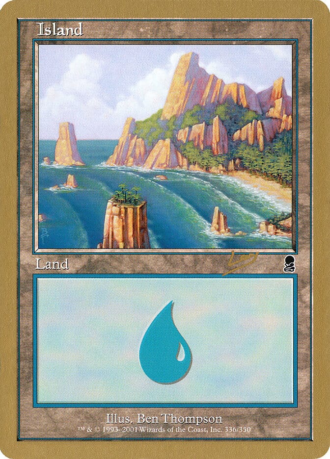 Island (rl336a) (Raphael Levy) [World Championship Decks 2002] MTG Single Magic: The Gathering  | Multizone: Comics And Games