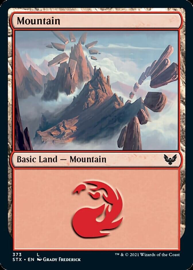 Mountain (#373) [Strixhaven: School of Mages] MTG Single Magic: The Gathering  | Multizone: Comics And Games