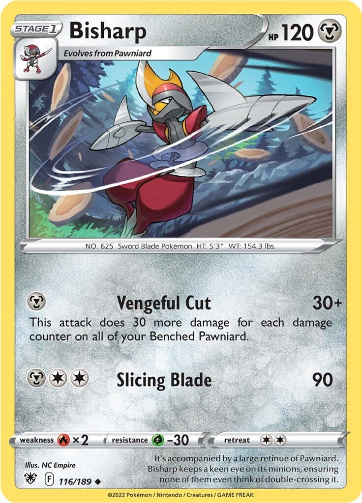 Bisharp (116/189) [Sword & Shield: Astral Radiance] Pokemon Single Pokémon  | Multizone: Comics And Games
