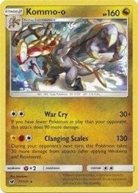 Kommo-o (77/111) (Cracked Ice Holo) (Theme Deck Exclusive) [Sun & Moon: Crimson Invasion] Pokemon Single Pokémon  | Multizone: Comics And Games