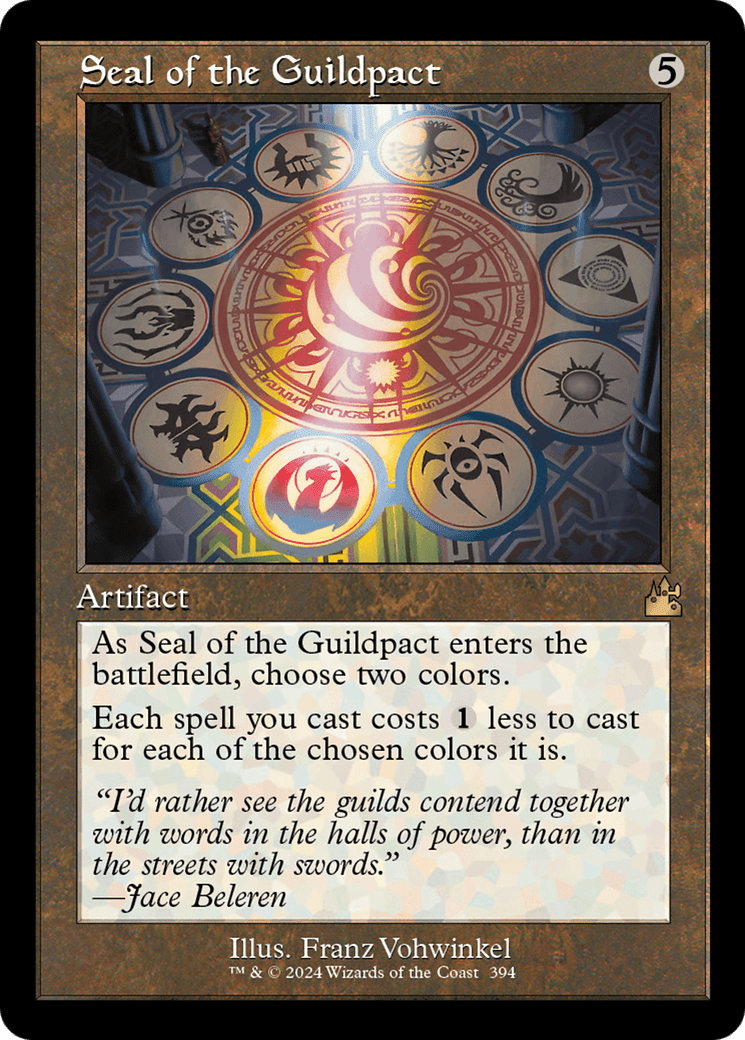 Seal of the Guildpact (Retro Frame) [Ravnica Remastered] MTG Single Magic: The Gathering  | Multizone: Comics And Games