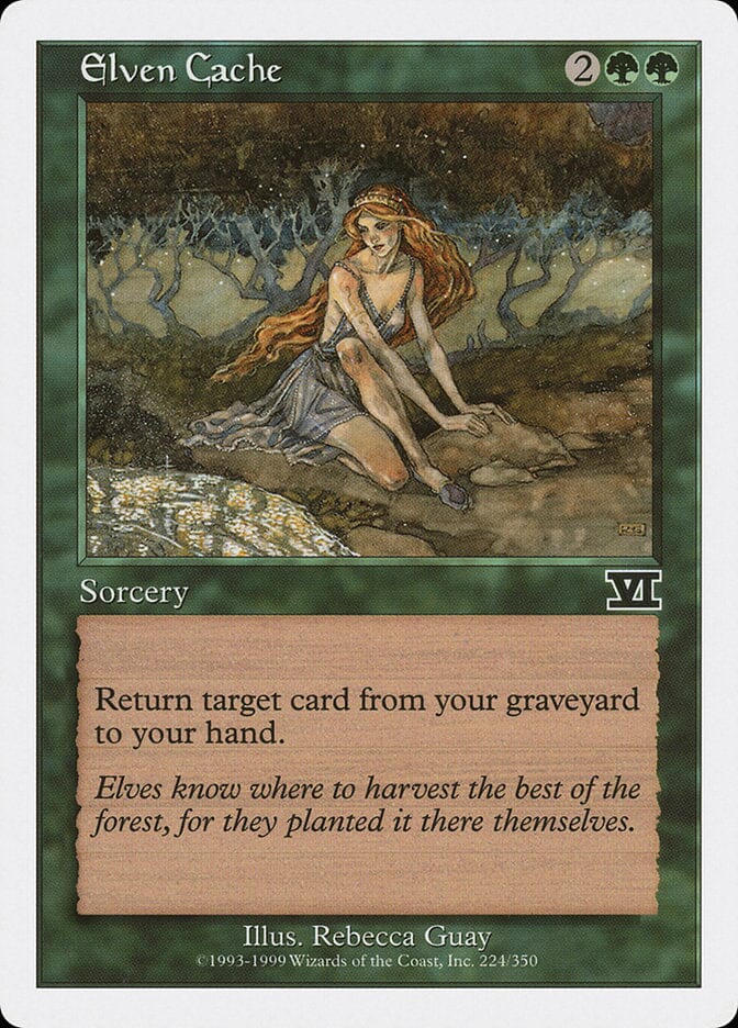 Elven Cache [Classic Sixth Edition] MTG Single Magic: The Gathering  | Multizone: Comics And Games