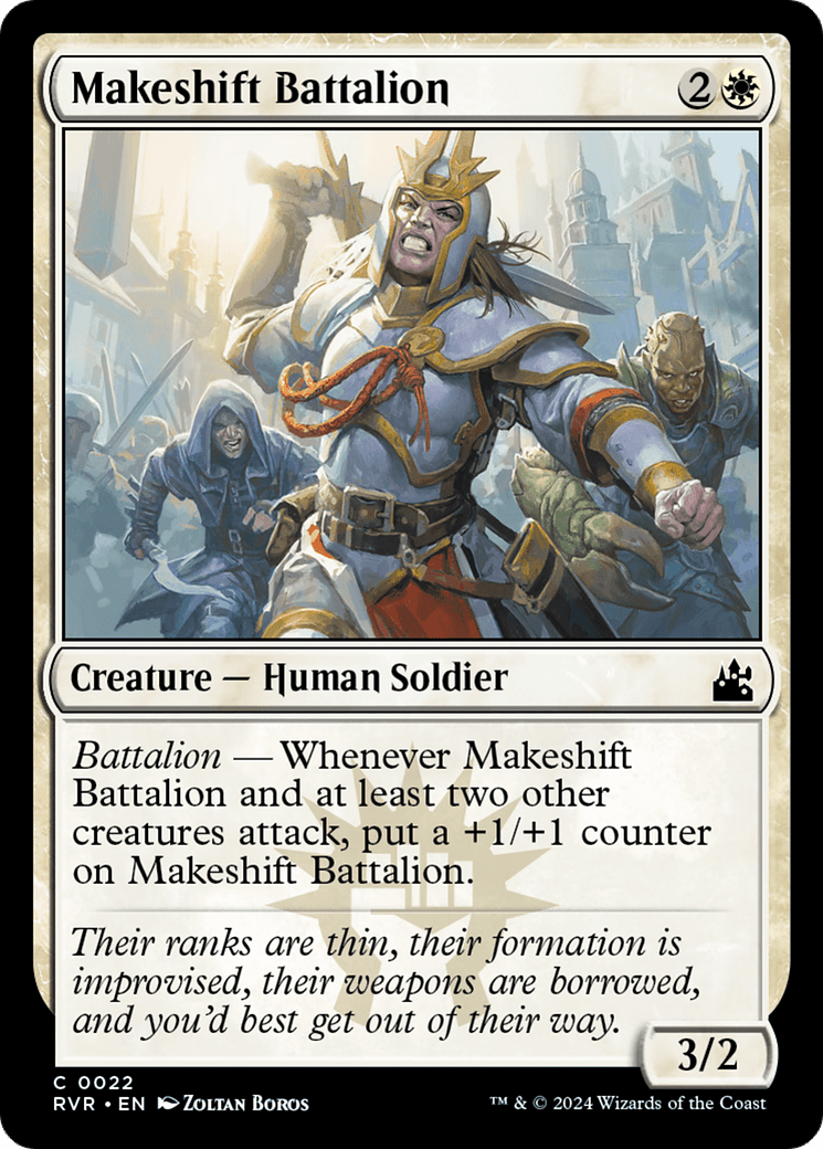 Makeshift Battalion [Ravnica Remastered] MTG Single Magic: The Gathering  | Multizone: Comics And Games