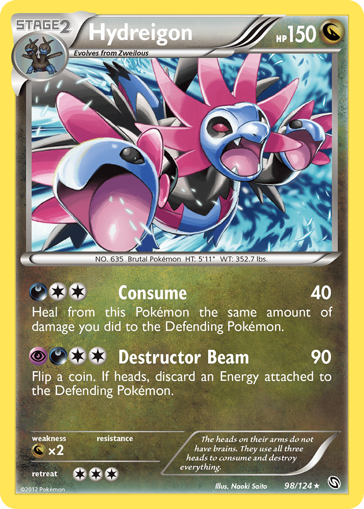 Hydreigon (98/124) [Black & White: Dragons Exalted] Pokemon Single Pokémon  | Multizone: Comics And Games