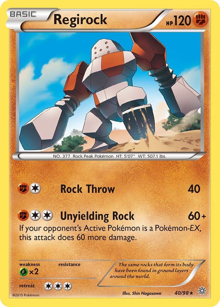 Regirock (40/98) (Theme Deck Exclusive) [XY: Ancient Origins] Pokemon Single Pokémon  | Multizone: Comics And Games