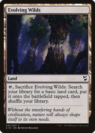 Evolving Wilds [Commander 2018] MTG Single Magic: The Gathering  | Multizone: Comics And Games