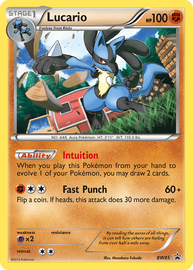 Lucario (BW85) [Black & White: Black Star Promos] Pokemon Single Pokémon  | Multizone: Comics And Games