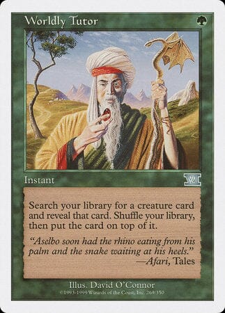 Worldly Tutor [Classic Sixth Edition] MTG Single Magic: The Gathering  | Multizone: Comics And Games