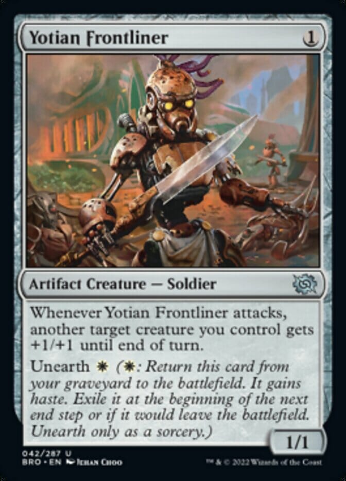 Yotian Frontliner [The Brothers' War] MTG Single Magic: The Gathering  | Multizone: Comics And Games