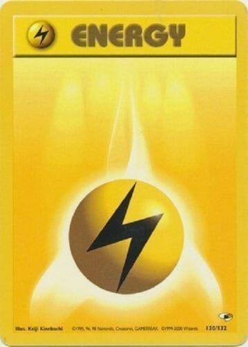 Lightning Energy (130/132) [Gym Heroes Unlimited] Pokemon Single Pokémon  | Multizone: Comics And Games