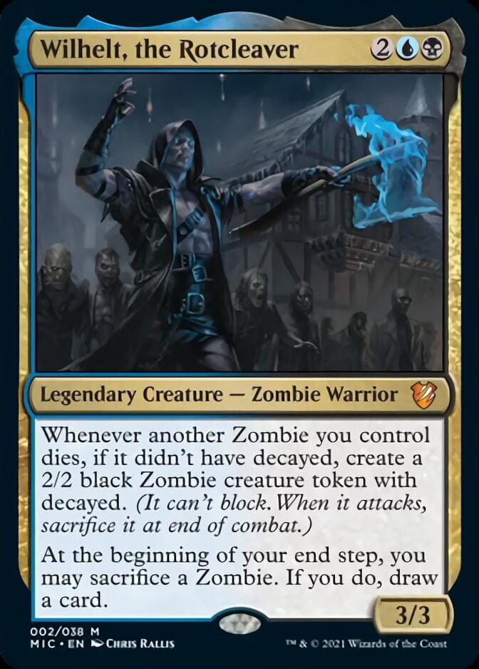 Wilhelt, the Rotcleaver [Innistrad: Midnight Hunt Commander] MTG Single Magic: The Gathering  | Multizone: Comics And Games
