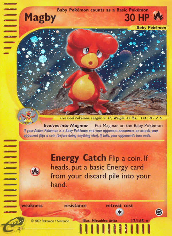 Magby (17/165) [Expedition: Base Set] Pokemon Single Pokémon  | Multizone: Comics And Games