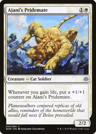 Ajani's Pridemate [War of the Spark] MTG Single Magic: The Gathering  | Multizone: Comics And Games